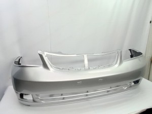 Бампер передний CHEVROLET LACETTI SDN (с отверст. под ПТФ) GAN серебристый