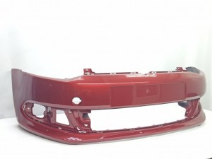 Бампер передний VW POLO (10-14) 2K красный
