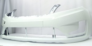 Бампер передний KIA RIO (11-15-) PGU белый (WHITE CRYSTAL)