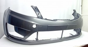 Бампер передний KIA RIO (11-15-) SAE серый (CARBON GREY)
