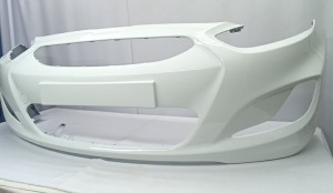 Бампер передний HYUNDAI SOLARIS (10-14-) PGU белый (WHITE CRYSTAL)