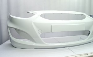 Бампер передний HYUNDAI SOLARIS (10-14-) PGU белый (WHITE CRYSTAL)