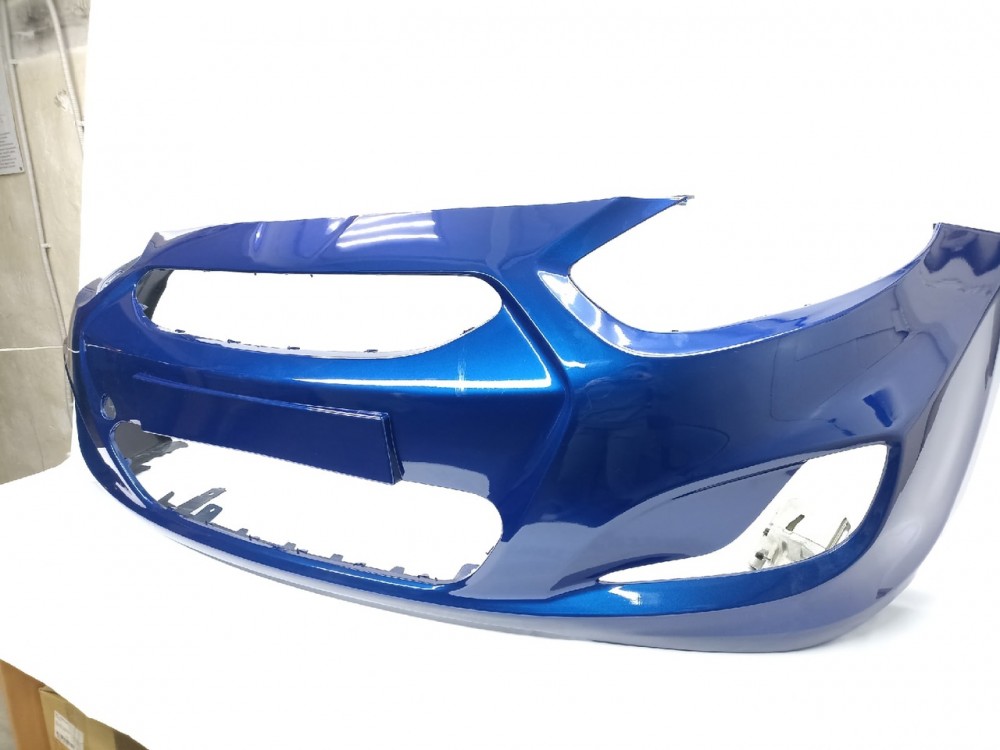Бампер передний HYUNDAI SOLARIS (10-14-) WGM синий (SAPPHIRE BLUE)
