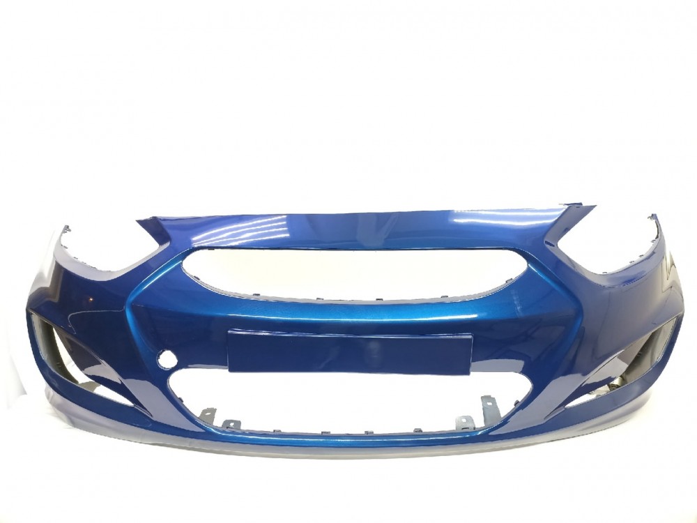 Бампер передний HYUNDAI SOLARIS (10-14-) WGM синий (SAPPHIRE BLUE)