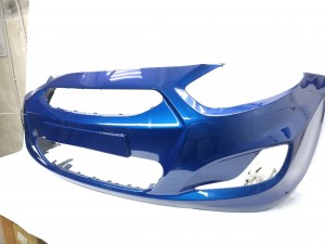 Бампер передний HYUNDAI SOLARIS (10-14-) WGM синий  (SAPPHIRE BLUE)